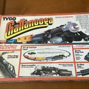 Tyco steam engine Chattanooga vintage locomotive Chattanooga from 1989